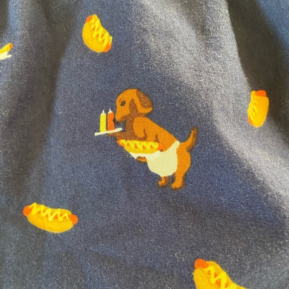 J. Crew Weiner dog boxer shorts size Medium - Picture 2 of 4